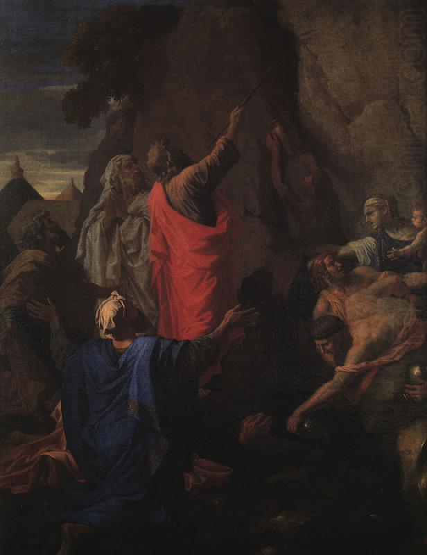 Nicolas Poussin Moses Bringing Forth Water from the Rock china oil painting image